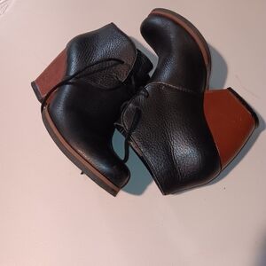 Black and Brown Women's Ankle Boots